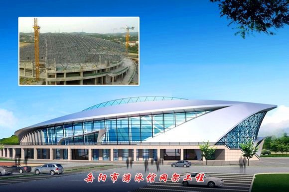 临湘游泳池网架
